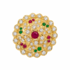 Nakoda Jewellers Scalloped Ruby-Core Heritage Rakdi