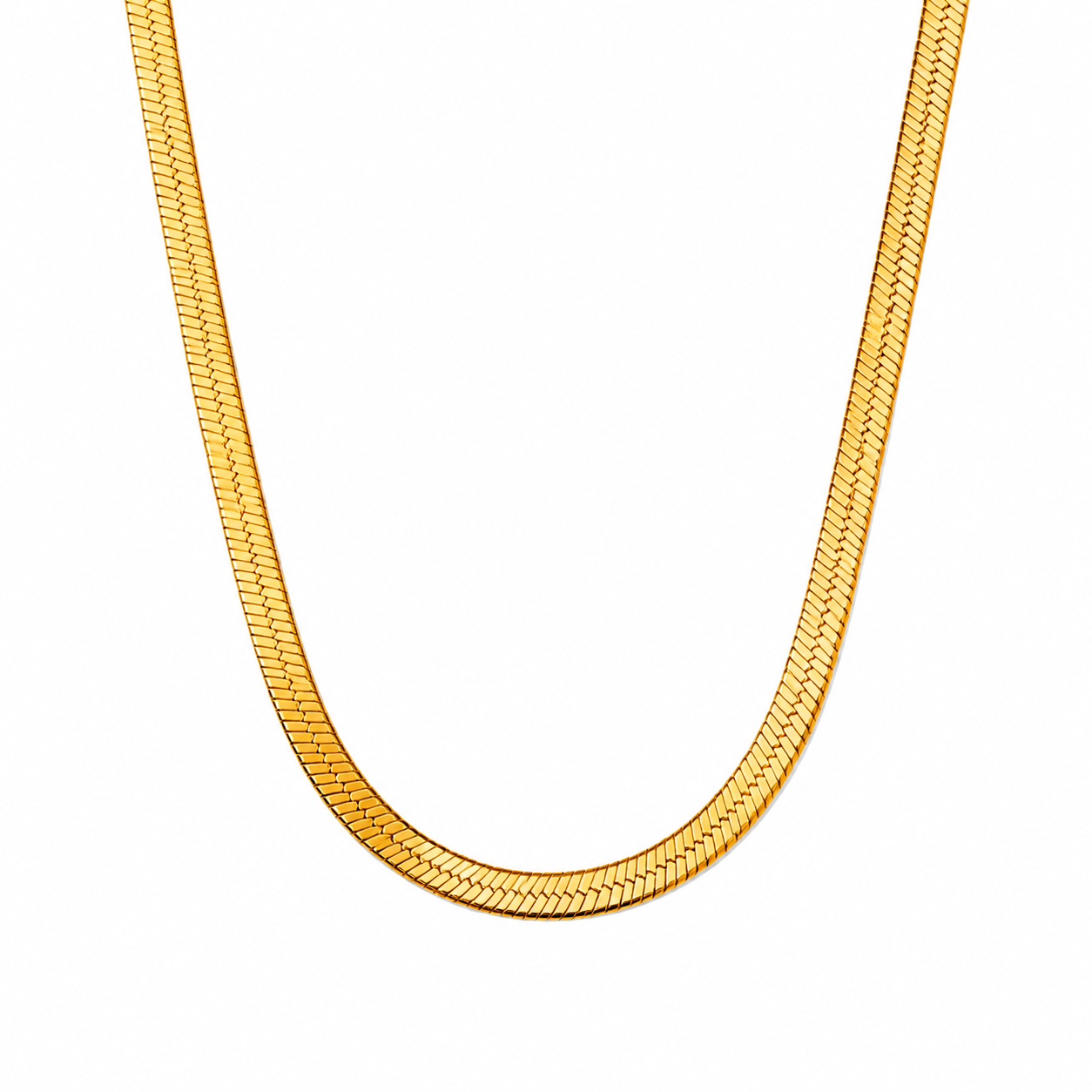 Nakoda Jewellers Classic Flat-Link Gold Chain
